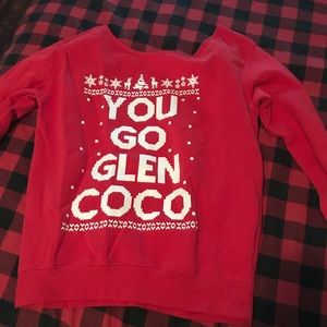 Mean Girls Sweatshirt, off the shoulder M